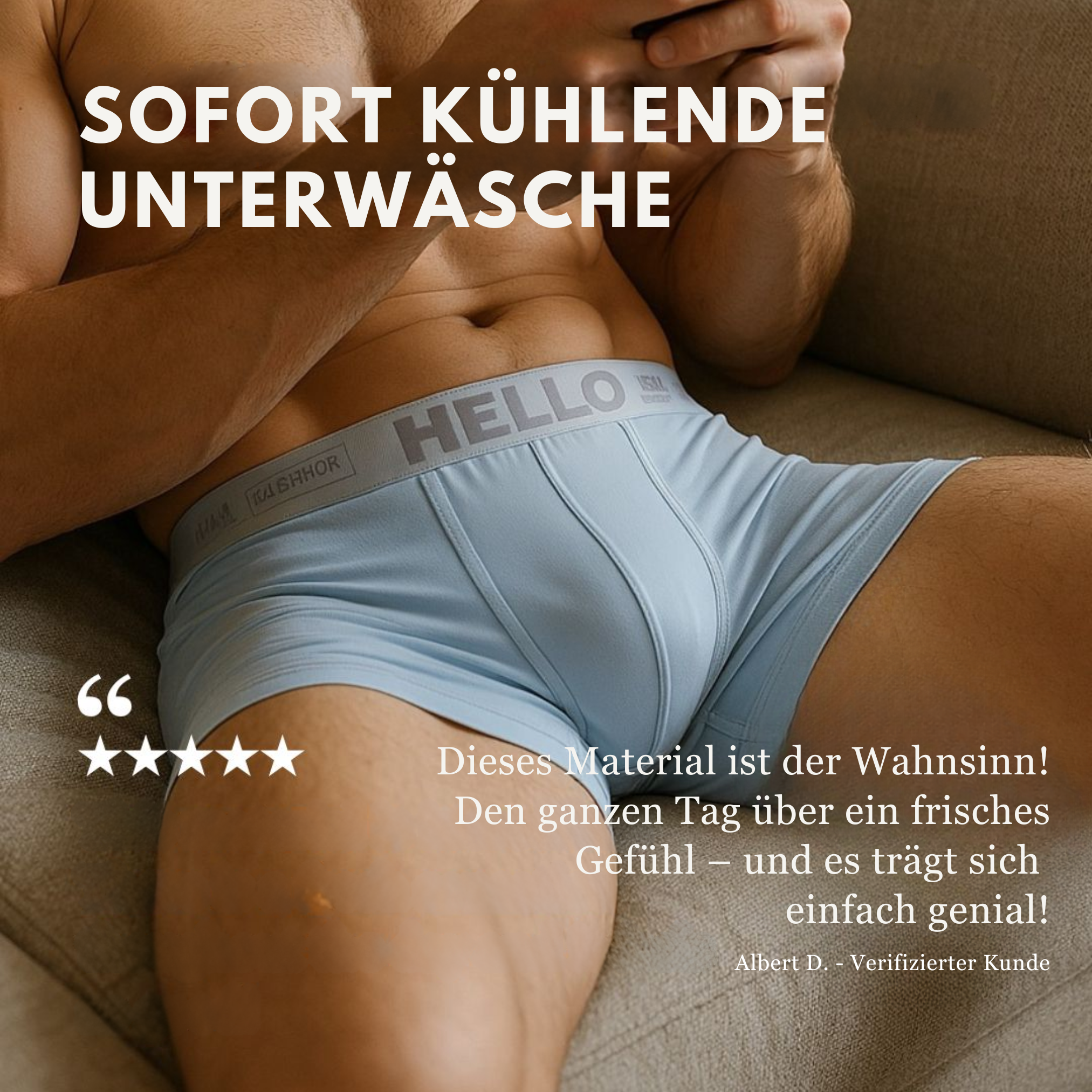 HelloHeld Ice - Herrenunterwäsche (3+3 Gratis)